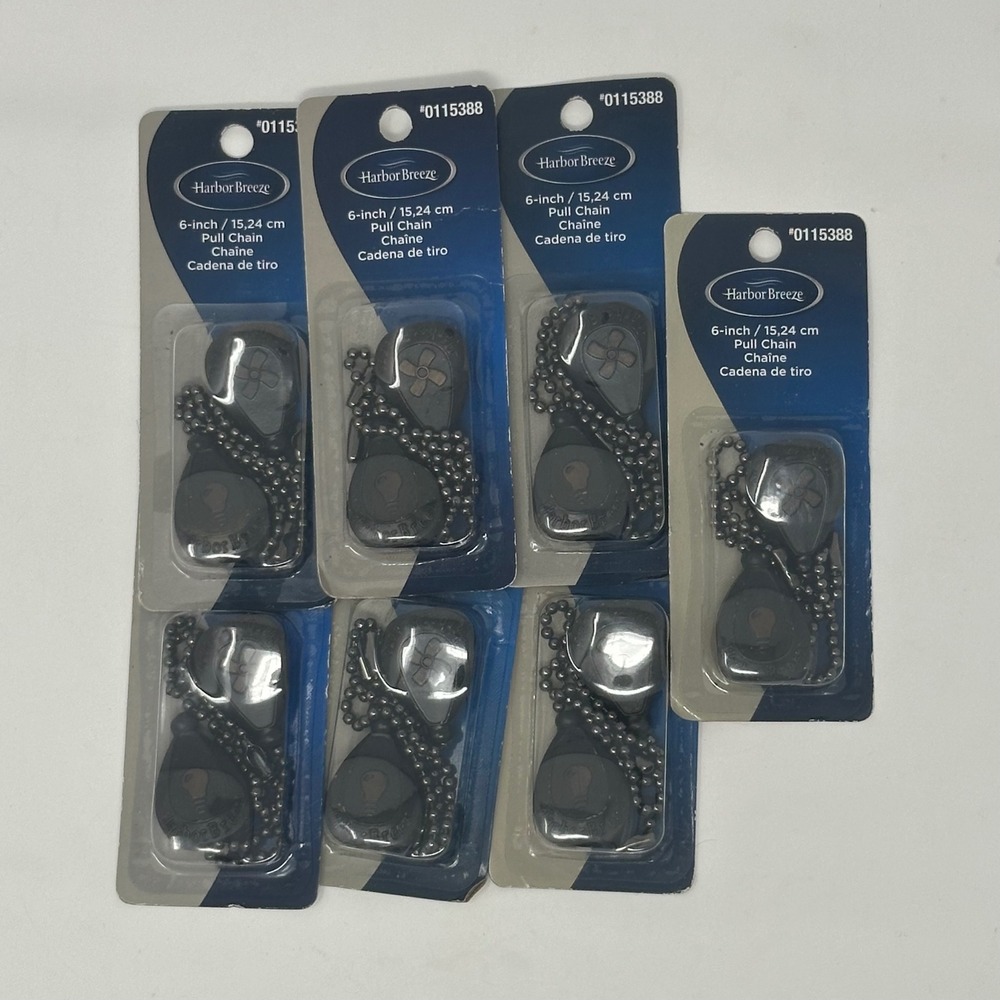 Harbor Breeze Ceiling Fan Light Pull Chain 6-inch Bronze Lot 7